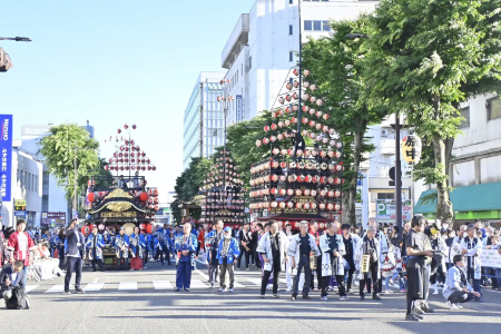 福島市 山車祭り 特別協賛